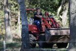 Boekel 10 oktober 2018
Steffi Verhagen aan het werk bij haar boerderij. In beokel zijn momenteel veel wolven waar jacht op wordt gemaakt door jagers.