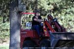 Boekel 10 oktober 2018
Steffi Verhagen aan het werk bij haar boerderij. In beokel zijn momenteel veel wolven waar jacht op wordt gemaakt door jagers.