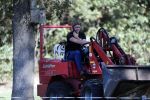 Boekel 10 oktober 2018
Steffi Verhagen aan het werk bij haar boerderij. In beokel zijn momenteel veel wolven waar jacht op wordt gemaakt door jagers.