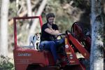 Boekel 10 oktober 2018
Steffi Verhagen aan het werk bij haar boerderij. In beokel zijn momenteel veel wolven waar jacht op wordt gemaakt door jagers.