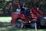 Boekel 10 oktober 2018
Steffi Verhagen aan het werk bij haar boerderij. In beokel zijn momenteel veel wolven waar jacht op wordt gemaakt door jagers.