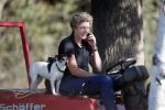 Boekel 10 oktober 2018
Steffi Verhagen aan het werk bij haar boerderij. In beokel zijn momenteel veel wolven waar jacht op wordt gemaakt door jagers.