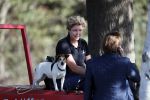 Boekel 10 oktober 2018
Steffi Verhagen aan het werk bij haar boerderij. In beokel zijn momenteel veel wolven waar jacht op wordt gemaakt door jagers.