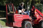 Boekel 10 oktober 2018
Steffi Verhagen aan het werk bij haar boerderij. In beokel zijn momenteel veel wolven waar jacht op wordt gemaakt door jagers.