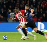 Eindhoven, 3 Oktober 2018 2e wedstrijd CL Seizoen 2018-2019
PSV-Internazionale Milan, eindstand 1-2
Steven Bergwijn