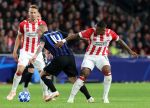 Eindhoven, 3 Oktober 2018 2e wedstrijd CL Seizoen 2018-2019
PSV-Internazionale Milan, eindstand 1-2
Steven Bergwijn en Radja Nainggolan