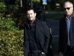 Leusden 4 en 5 oktober 2018
Herdenkingsdienst en crematie van Koos Alberts in crematorium Leusden. Tino Martin en manager Johnny Sap