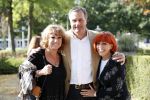 Woudenberg 8 oktober 2018
Herdenkingsdienst Anneke Gronloh in crematorium Woudenberg. Trea Dobbs met partner en Jose Hoebee