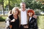 Woudenberg 8 oktober 2018
Herdenkingsdienst Anneke Gronloh in crematorium Woudenberg. Trea Dobbs met partner en Jose Hoebee