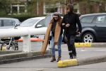 Den Haag  29 oktober 2018
Waylon en zijn zwangere vriendin Bibi Breijman gaan op controle in het Bronovo ziekenhorsche Panamera Turbo naartoe.