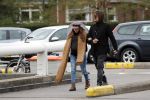 Den Haag  29 oktober 2018
Waylon en zijn zwangere vriendin Bibi Breijman gaan op controle in het Bronovo ziekenhorsche Panamera Turbo naartoe.