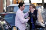 Amsterdam 16 oktober 2018
Wesly Bronkhorst en Tino Martin op de pc hooftstraat. Wesly is op zijn scooter.