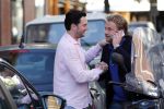 Amsterdam 16 oktober 2018
Wesly Bronkhorst en Tino Martin op de pc hooftstraat. Wesly is op zijn scooter.
