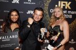 Amsterdam 8 oktober 2018
JFK Gala in de harbour Club. Wilfred Genee ontvangt uit handen van Prins Bernhard de prijs voor man van het jaar. Marieke Elsinga presenteert het gala.