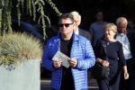 Leusden 4 en 5 oktober 2018
Herdenkingsdienst en crematie van Koos Alberts in crematorium Leusden. Wolter Kroes in zijn cabrio