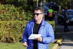 Leusden 4 en 5 oktober 2018
Herdenkingsdienst en crematie van Koos Alberts in crematorium Leusden. Wolter Kroes in zijn cabrio
