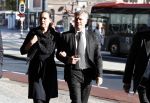 Amsterdam 27 oktober 2018
Herdenkingsdienst voor Wim Kok in het Concertgebouw van Amsterdam. Wouter Bos en partner Barbara Bos