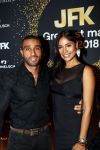 Amsterdam 8 oktober 2018
JFK Gala in de harbour Club. Wilfred Genee ontvangt uit handen van Prins Bernhard de prijs voor man van het jaar. Marieke Elsinga presenteert het gala. Yasmin Verheijen kwam met haar nieuwe vriend Khalid
