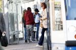 Amsterdam 3 oktober 2018
Youp v t Hek bellend op straat en wachtend op de tram.