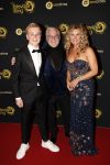 Amsterdam 9 oktober 2019
Uitreiking televizierring 2019 in AFAS Live. Annette Barlo met man Frank Timmer en zoon
