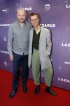 Amsterdam 13 oktober 2019
Premiere Lazarus in het deLamar theater. Boris v d Ham met een kennis