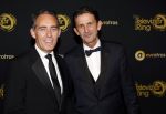 Amsterdam 9 oktober 2019
Uitreiking televizierring 2019 in AFAS Live. Cornald Maas en Partner Martijn