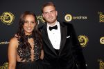 Amsterdam 9 oktober 2019
Uitreiking televizierring 2019 in AFAS Live. Dyantha Brooks met haar man
