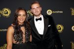 Amsterdam 9 oktober 2019
Uitreiking televizierring 2019 in AFAS Live. Dyantha Brooks met haar man