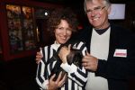 Utrecht 22 oktober 2019
Presentatie 24trains.com van Erik de Zwart in het Spoorwegmuseum. Evelien de Bruijn  met haar man en haar Puppy hond