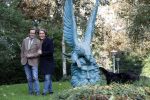 Den Haag 24 oktober 2019
Frank Jansen en Rogier Smit ( Paleis voor een prikkie) laten hun honden uit. Frank en Rogier