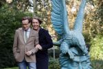 Den Haag 24 oktober 2019
Frank Jansen en Rogier Smit ( Paleis voor een prikkie) laten hun honden uit. Frank en Rogier
