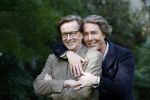 Den Haag 24 oktober 2019
Frank Jansen en Rogier Smit ( Paleis voor een prikkie) laten hun honden uit. Frank en Rogier