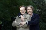 Den Haag 24 oktober 2019
Frank Jansen en Rogier Smit ( Paleis voor een prikkie) laten hun honden uit. Frank en Rogier