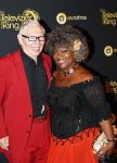 Amsterdam 9 oktober 2019
Uitreiking televizierring 2019 in AFAS Live. Gerda Havertong met man