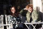 Amsterdam 31 oktober 2019
Holly Brood en Soy Kroon op terras.