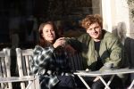 Amsterdam 31 oktober 2019
Holly Brood en Soy Kroon op terras.