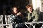 Amsterdam 31 oktober 2019
Holly Brood en Soy Kroon op terras.