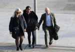 Antwerpen, 10 Oktober 2019
Imanuelle Grives met een vriendin en haar advocaat  John Maes