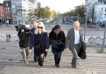 Antwerpen, 10 Oktober 2019
Imanuelle Grives met een vriendin en haar advocaat  John Maes