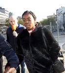 Antwerpen, 10 Oktober 2019
Imanuelle Grives met een vriendin en haar advocaat  John Maes
