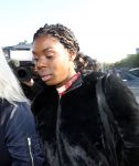 Antwerpen, 10 Oktober 2019
Imanuelle Grives met een vriendin en haar advocaat  John Maes