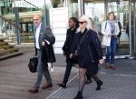 Antwerpen, 10 Oktober 2019
Imanuelle Grives met een vriendin en haar advocaat  John Maes
