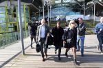 Antwerpen, 10 Oktober 2019
Imanuelle Grives met een vriendin en haar advocaat  John Maes