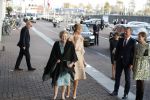 Amsterdam 4 november 2019
Koningin Maxima en prinses Beatrix arriveren bij uitreiking prins Bernhard cultuurprijs in theater aan het IJ.