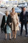 Amsterdam 4 november 2019
Koningin Maxima en prinses Beatrix arriveren bij uitreiking prins Bernhard cultuurprijs in theater aan het IJ.