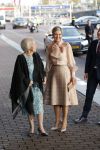 Amsterdam 4 november 2019
Koningin Maxima en prinses Beatrix arriveren bij uitreiking prins Bernhard cultuurprijs in theater aan het IJ.