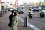 Amsterdam 4 november 2019
Koningin Maxima en prinses Beatrix arriveren bij uitreiking prins Bernhard cultuurprijs in theater aan het IJ. Audi A8 van koningin Maxima