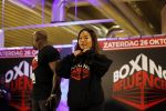 Almere 26 september 2019
Presentatie influencer boxing avond in sportcentrum Almere. Lena