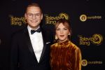 Amsterdam 9 oktober 2019
Uitreiking televizierring 2019 in AFAS Live. Luuk Ikkink met zijn vrouw