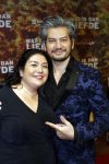 Amsterdam 14 oktober 2019
Premiere Wat is dan liefde in Tuschinski. Maarten Heijmans met zijn zus en ouders